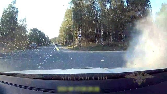 Во Владимирской области полицейские задержали водителя, напавшего на них с ножом