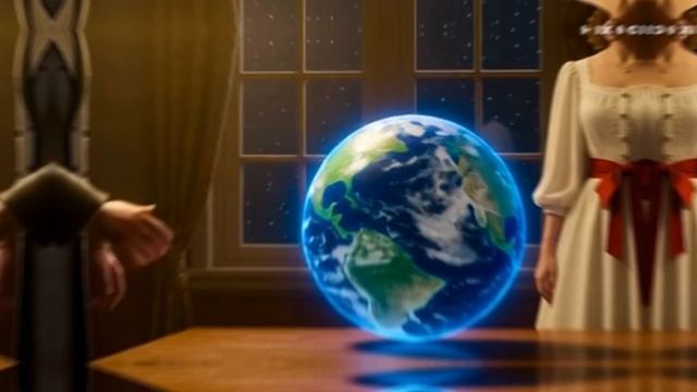 Крутится, вертится шар голубой ИИ Версия