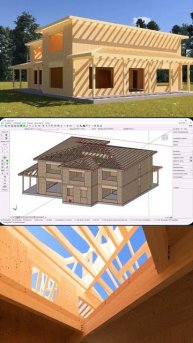 🟩BazaKarkasov.ru🟩 - проектирование каркасных и CLT домов #каркасныйдом #каркасник #clt #clthomes