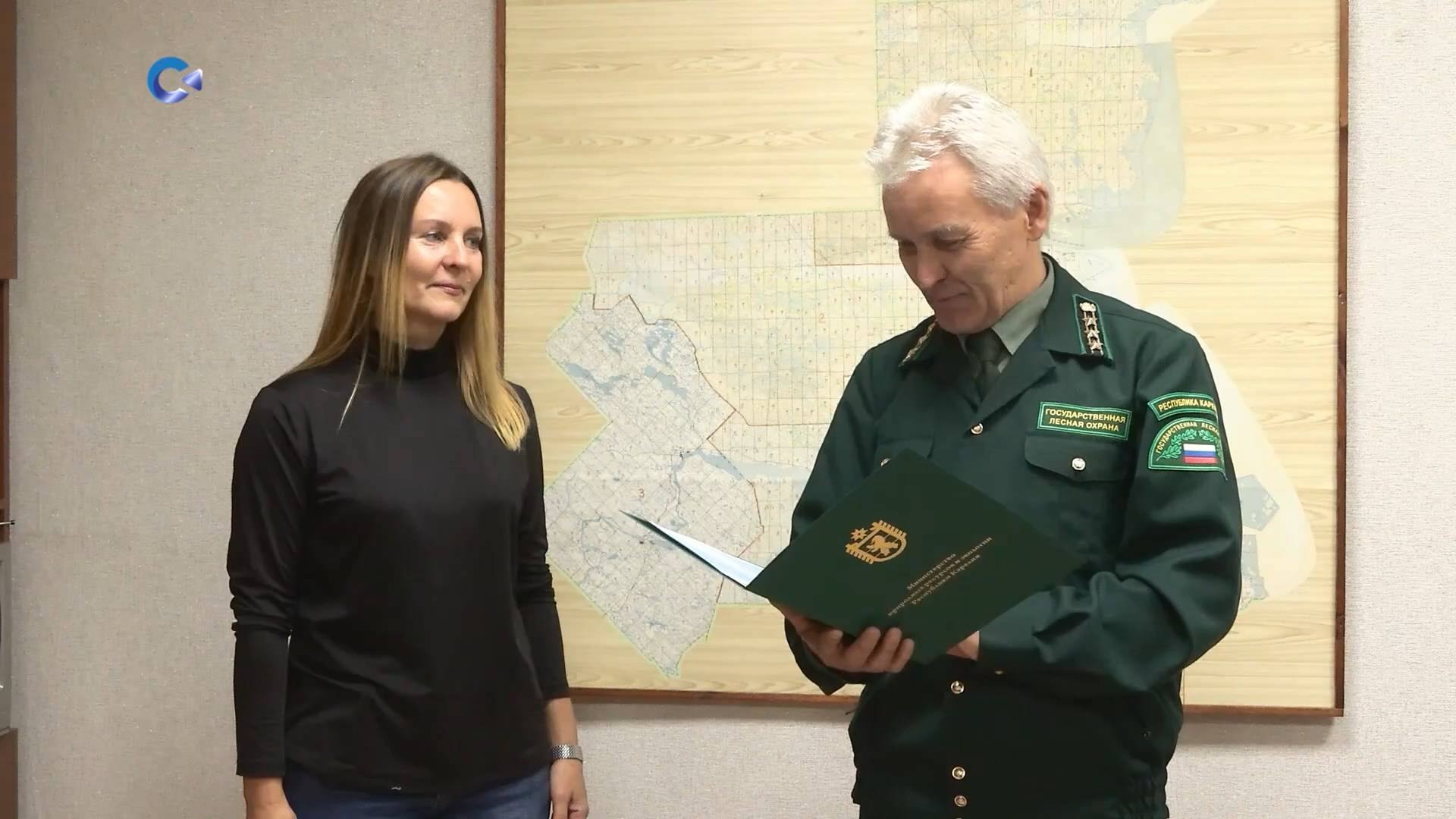 Журналистка нашего телеканала получила благодарственное письмо за тушение лесного пожара