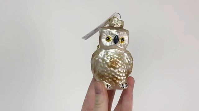 Набор ёлочных игрушек СОВЫ И ЛИСИЧКИ В СТИЛЕ ВИНТАЖ, стекло, 10 см, 12 шт., ACT408250-набор