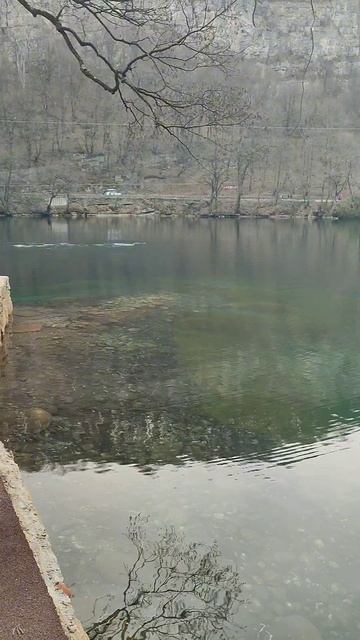 Голубые озера Кабардино-Балкарии. Озеро Церик-кёль (Нижнее Голубое озеро). Отдых на озере зимой