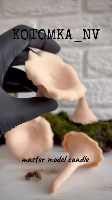 Создание мастер-моделей для заливки силиконовый молд гриб лисичка #полимернаяглина #осеннийдекор #св