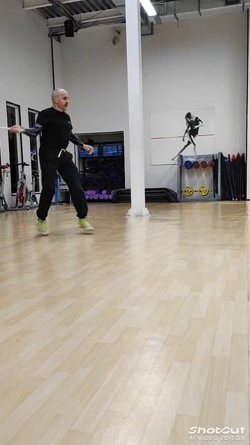 La canne de combat. Секреты la canne.1.7 Упражнение "Ножницы".Координация, скорость, маневрирование