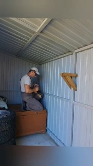 Секрет порядка в сарае, супер стеллаж