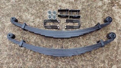 Арт. 394 Усиленные передние рессоры Hyundai HD 78 (65,72) для плохих дорог и бездорожья.