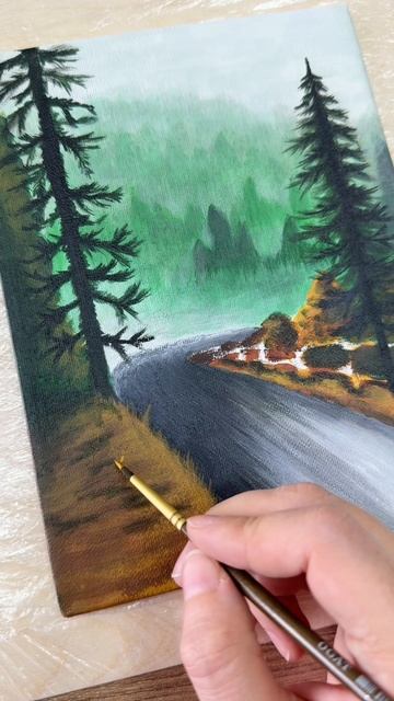 Рисуем картину из сериала «Сумерки»