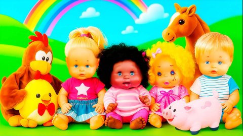 🐷 Мой детский сад на ФЕРМЕ: забавные животные и весёлые приключения для малышей! 🐔🐴