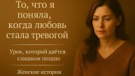 Когда любовь перестаёт быть счастьем… и становится тревогой