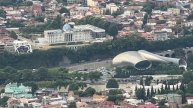 Тбилиси - гора и парк Матуцминда, панорама города