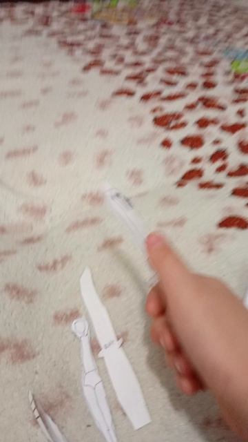 Мои ножы из бумаги стендоффа