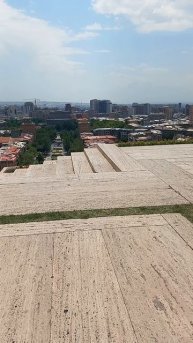 Армения Ереван на верху фонтаны люди