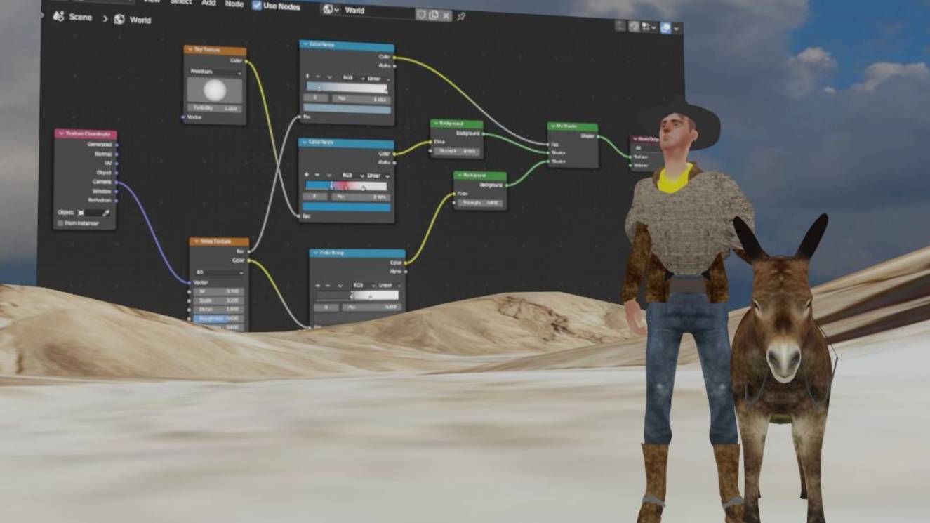 BLENDER 3.6 Настройка мира в первых сценах