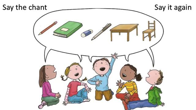 unit 2 chant. Песня для повторения school things