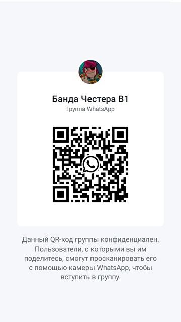 кьюаркод для входа в нашу группе в ват цапе для теилза и других подпистчиков