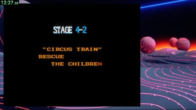 Batman Returns. NES. Speedrun 23:29 (With turbo buttons) Emul.