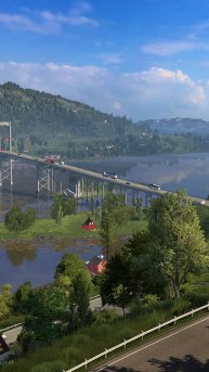 Фьорды и горы DLC Северные горизонты для ETS 2 #shorts