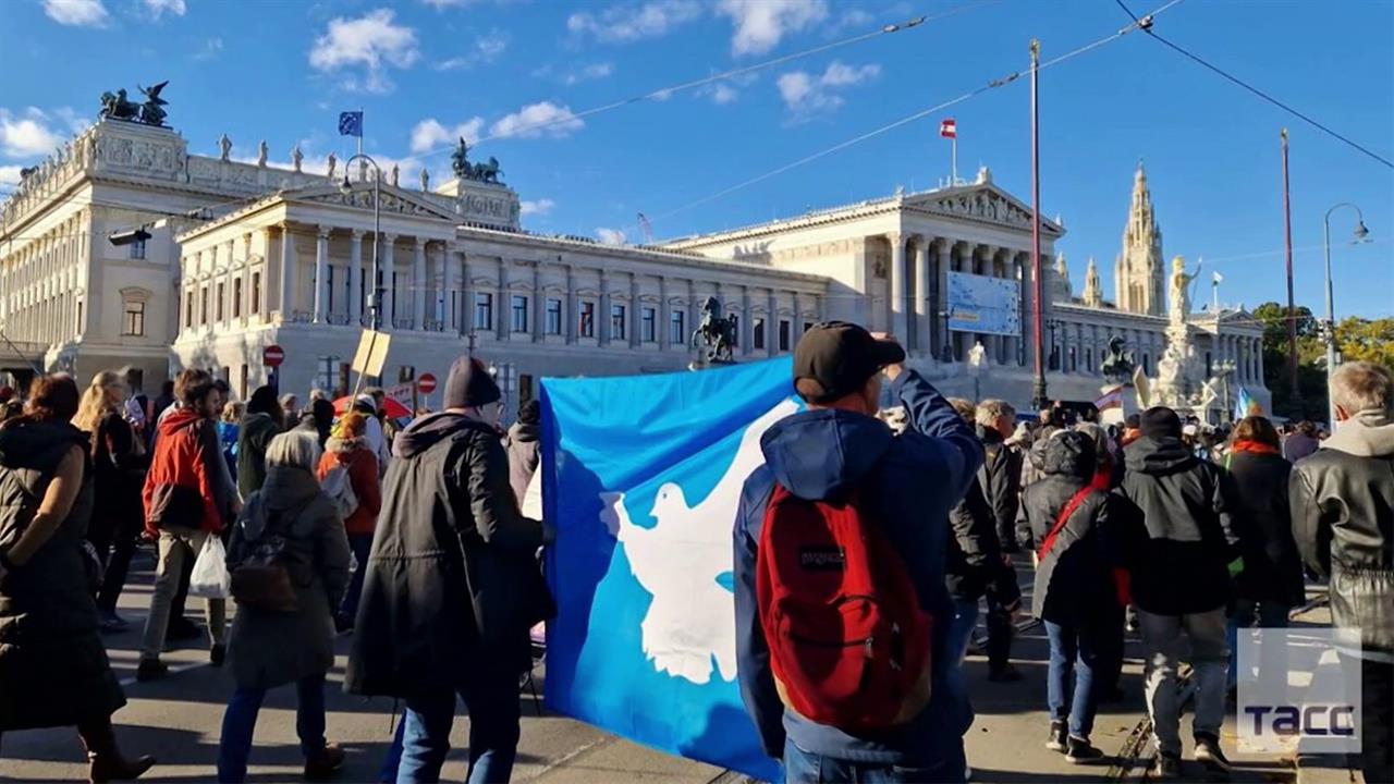 В Австрии прошла массовая антивоенная демонстрация