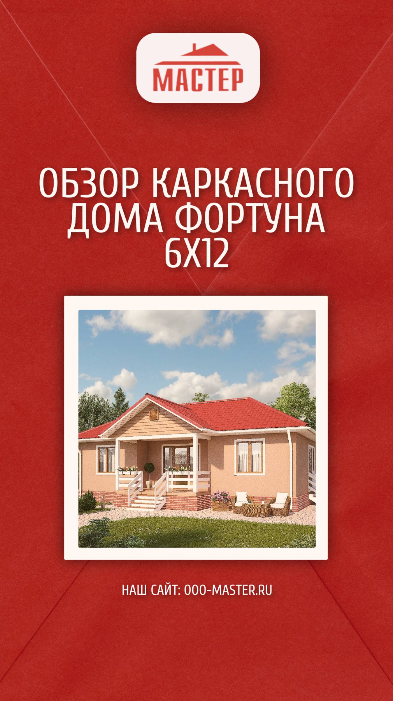 Обзор каркасного дома Фортуна 6х12