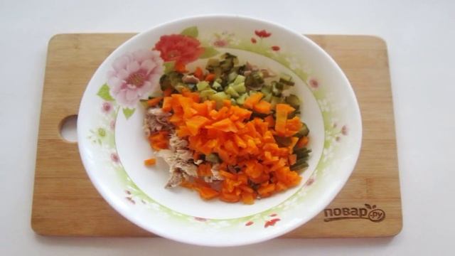 Салат Столичный с крабовыми палочками