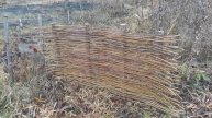 Плетеный заборчик из американской ивы
