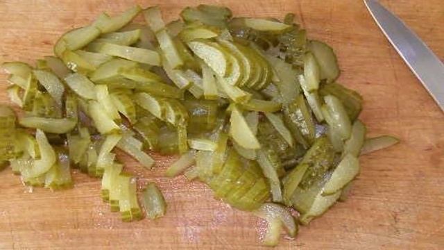 Салат из маслят и картошки