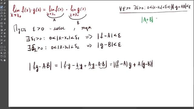 Про епсилон-дельта определения. Как это работает (пара доказательств и задач)