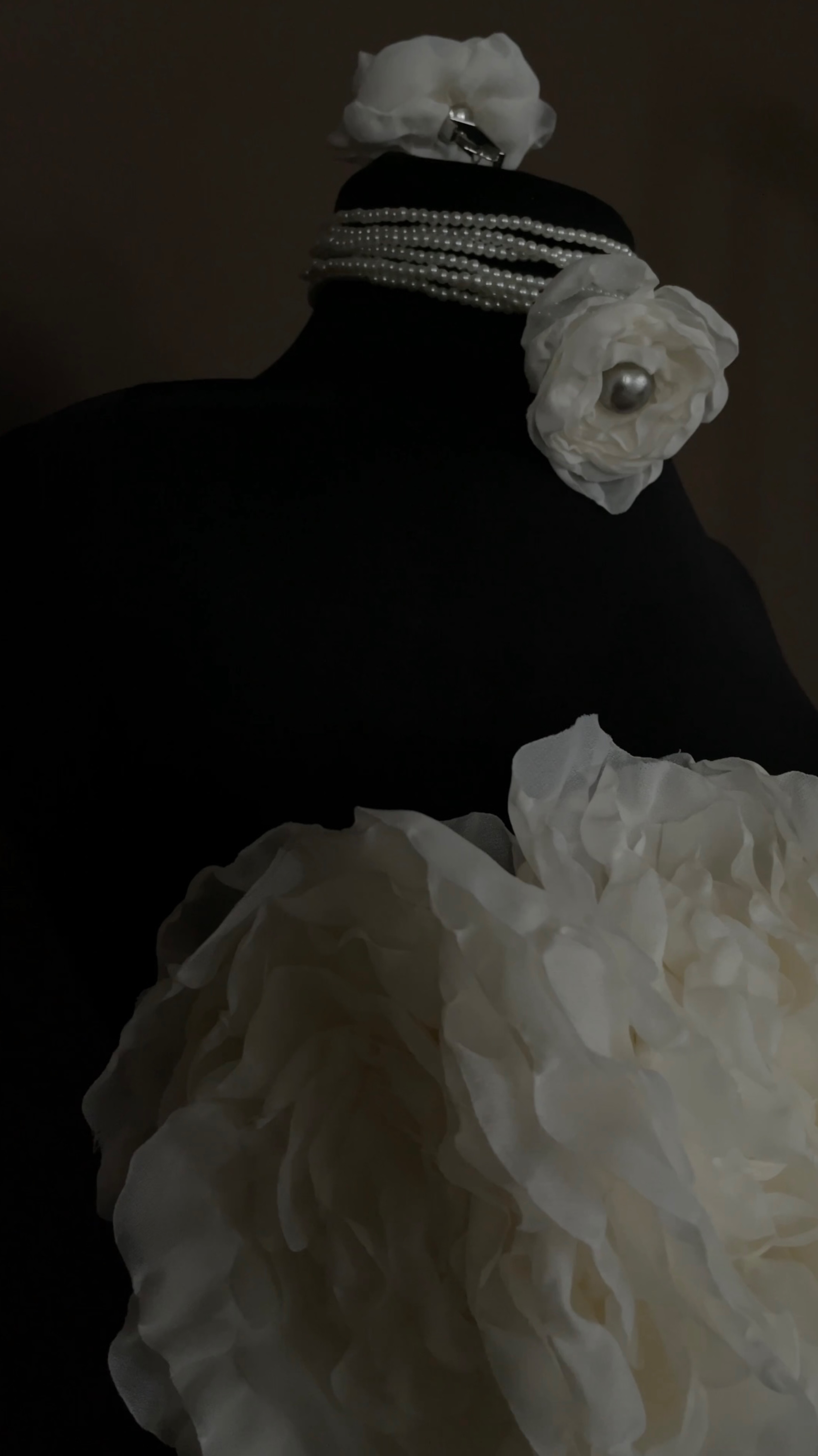 Цветы из органзы