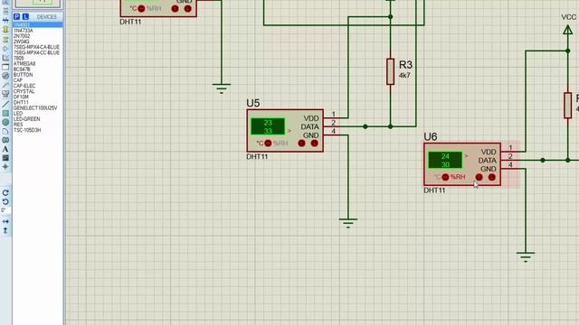 Проверка датчиков влажности DHT11
