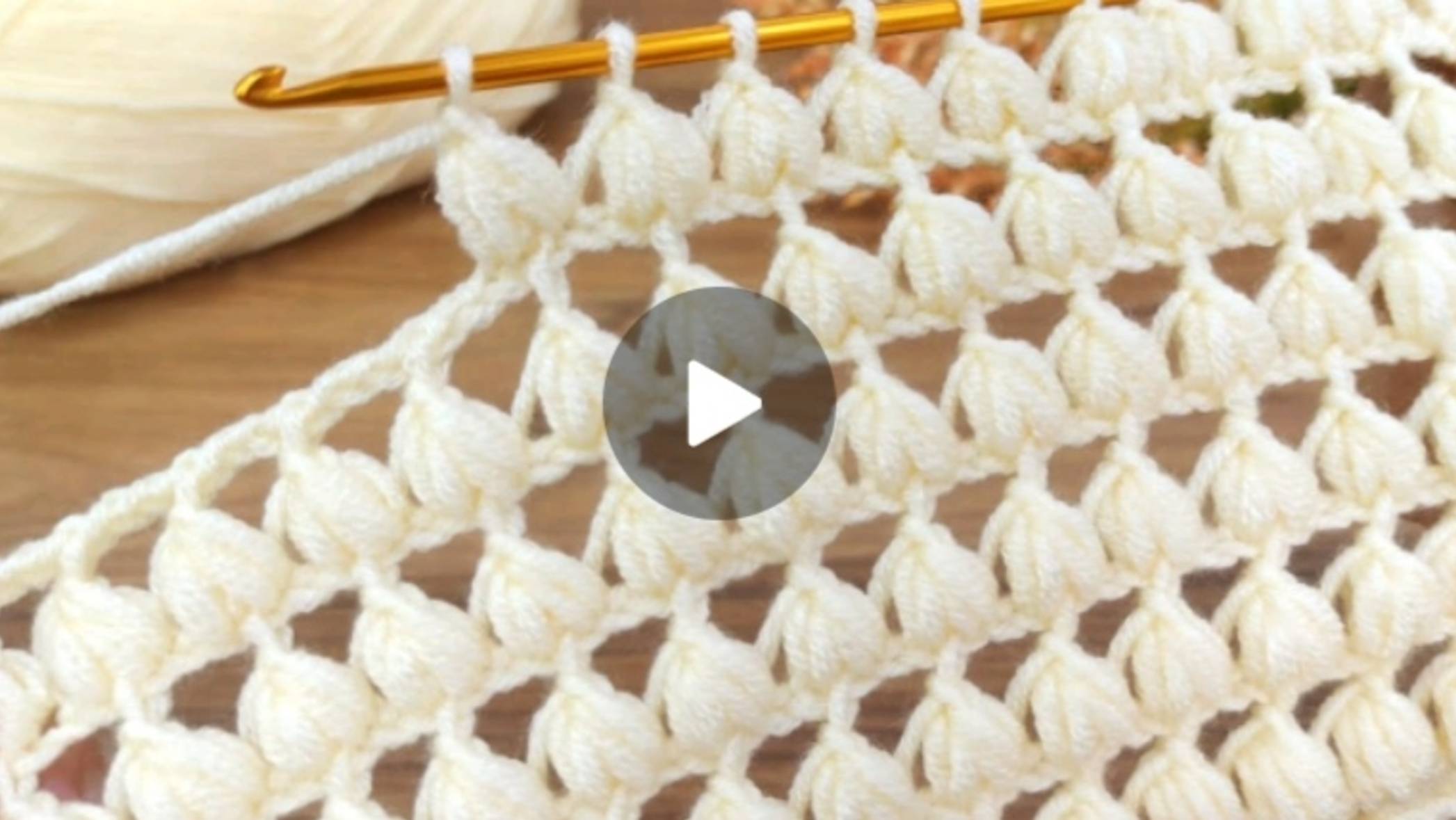 Узор крючком в тунисской технике вязания 🙂 #тунисскоевязание #всевжизнисвязано #вязаниекрючком