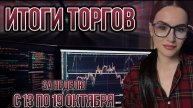 Итоги торгов за неделю с 13 по 19 октября