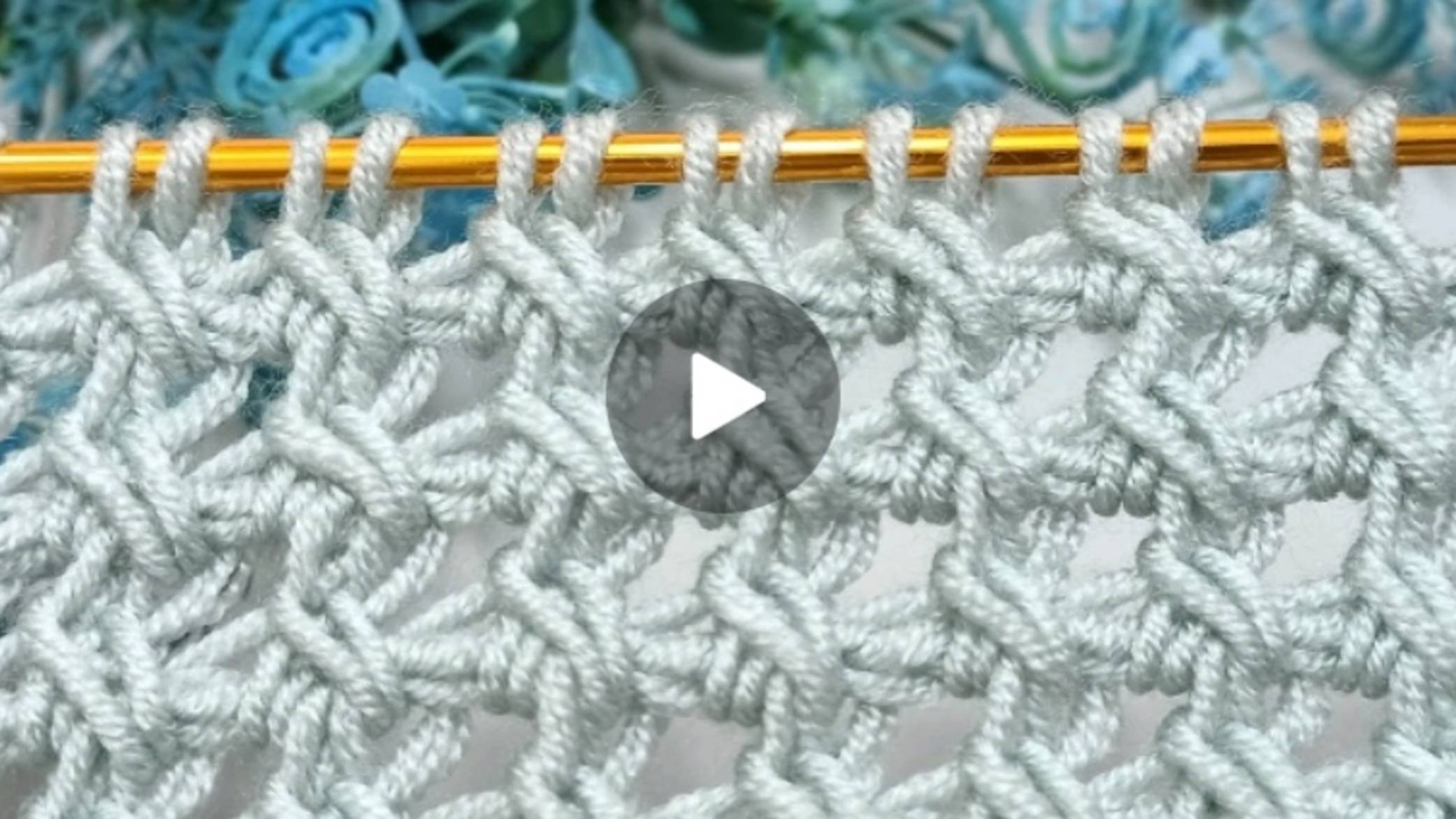 Узор крючком в тунисской технике вязания 🙂 #тунисскоевязание #всевжизнисвязано #вязаниекрючком