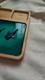 менажница в кусочком моря