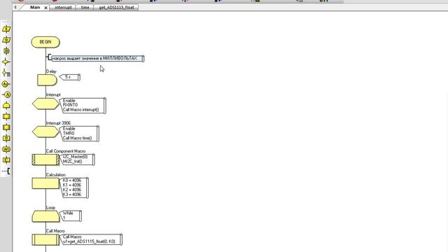 USB ADC module программа flowcode