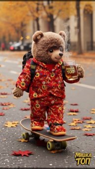Мчу домой! 🐻📚
