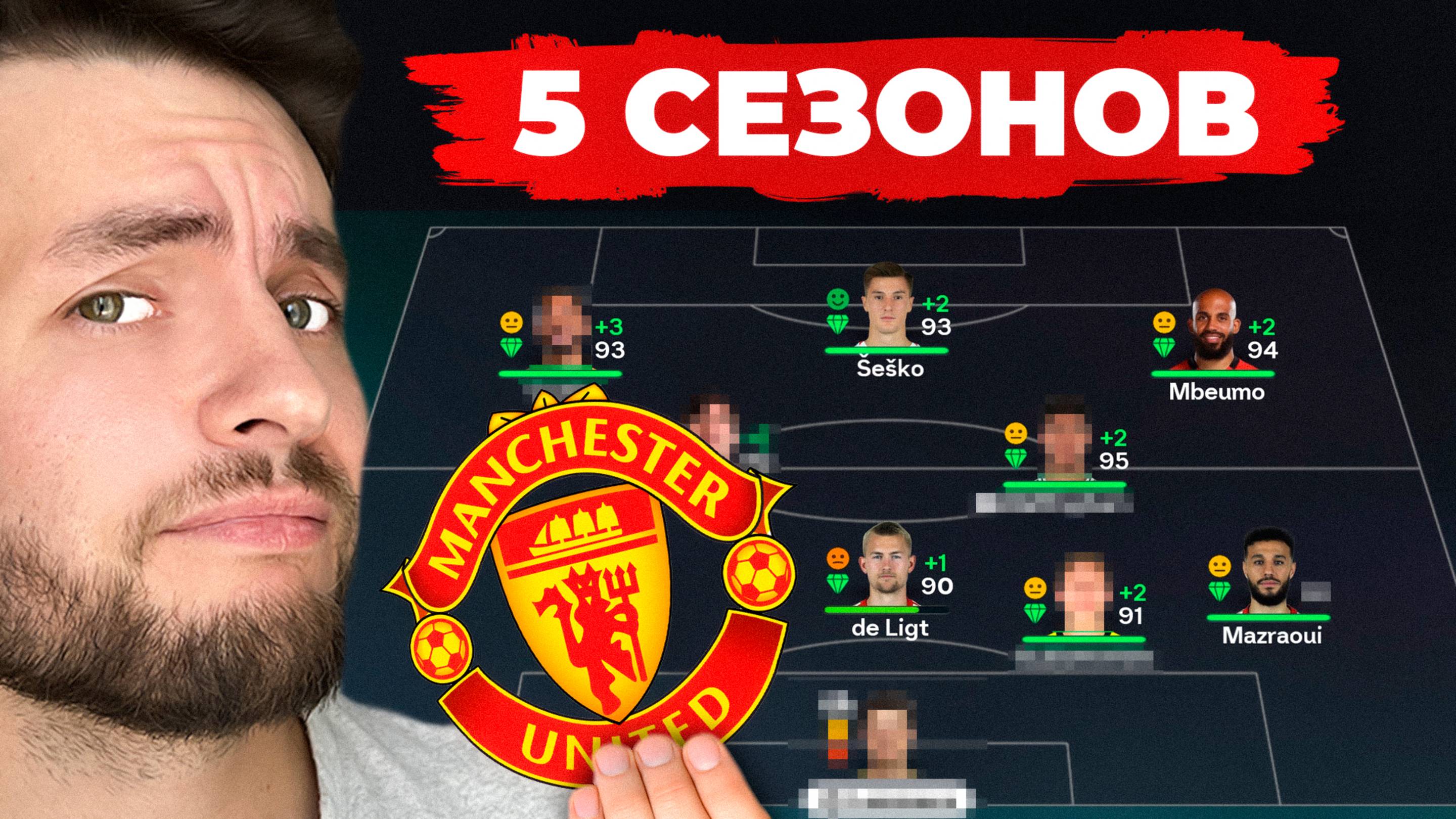 сыграл 5 СЕЗОНОВ за МАНЧЕСТЕР ЮНАЙТЕД в КАРЬЕРЕ ТРЕНЕРА в ФК 26