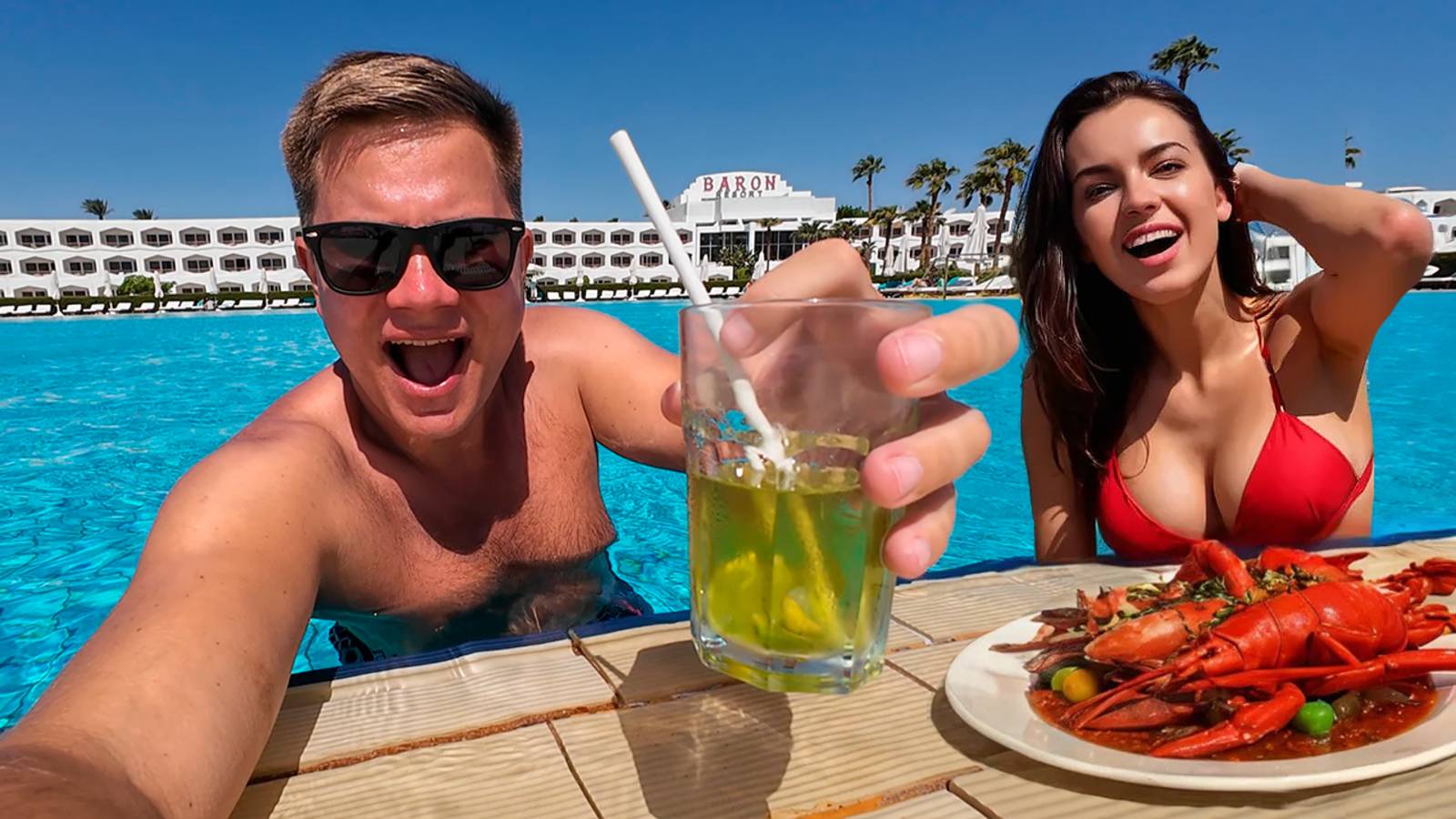 LUXARY отель в Египте 5* - ШОК от ТАКОГО всё включено! ПРАВДА про отдых в Baron Palms & Resort Sharm