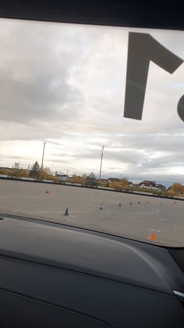 BMW M Driving Experience - BMW X6 M50i - объезд (вид из салона)