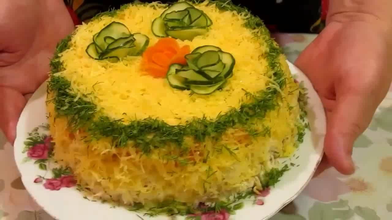 Усилий, затрат немного, но салат шикарный.