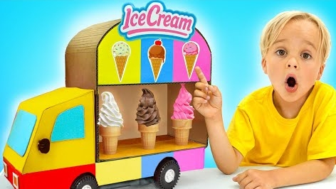 Приключения для детей с аппаратом для мороженого!