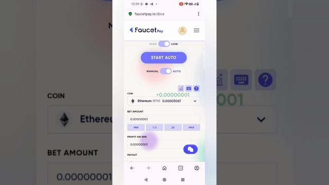 Faucetpay.Dice.Direct Transfer. 20.10.2025