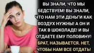 Поровну! Заявила свекровь. Но невестку было не обмануть. Да и вторая не промолчала. Аудио рассказы.