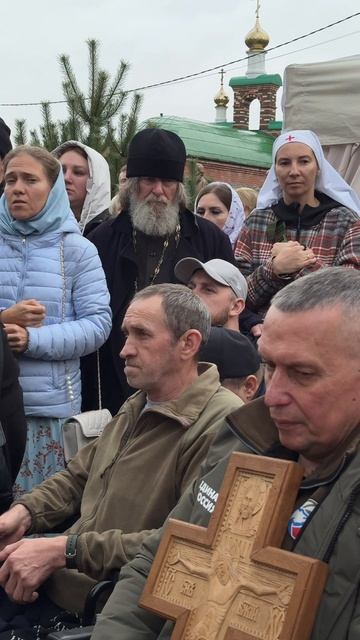 Освящение храма прп. Гавриила Самтаврийского в деревне Федора Конюхова