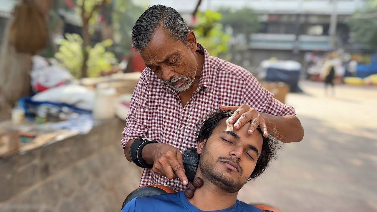 Waris Barber 💲1 Relaxing Head Massage For Instant Relax | Head massage | Pain killer | Street |