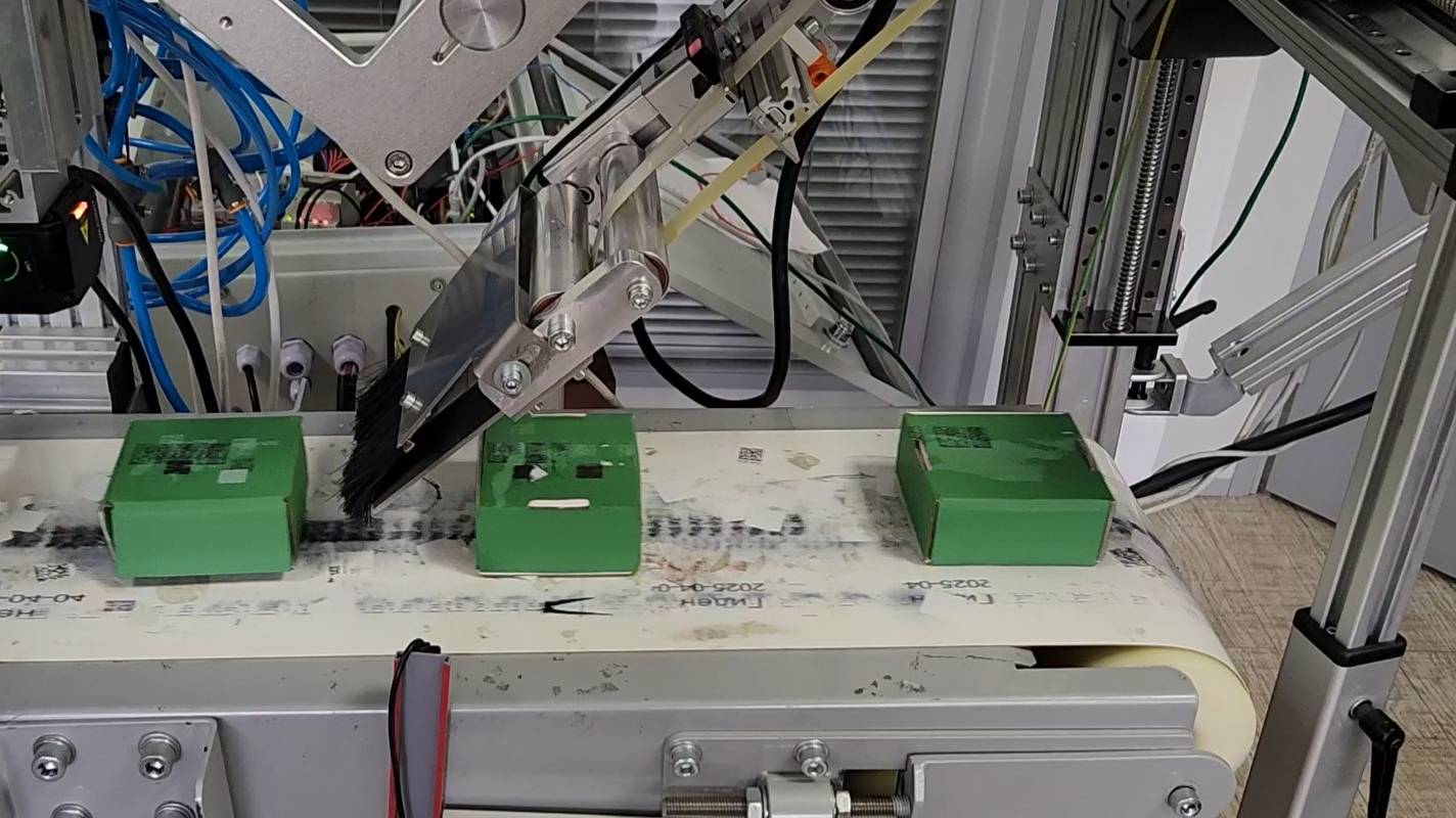 Нанесение маркировки на скорости 88 м/мин