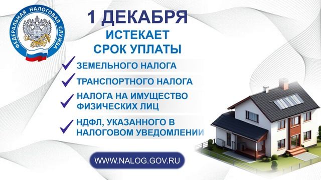 Налоги идут на добрые дела_1 декабря истекает срок уплаты