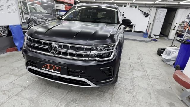 VW TERAMONT Полная оклейка кузова в матовый полиуретан