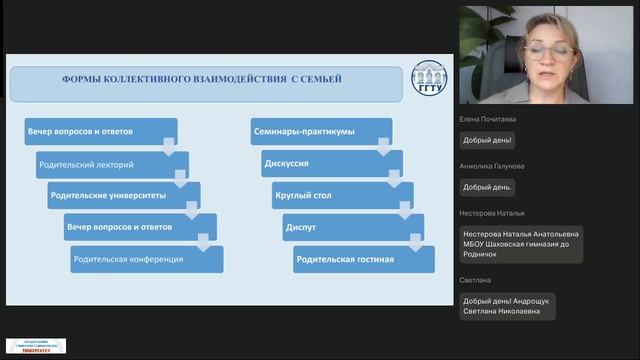 14.10.2025 3 поток Просвещение родителей Толкова Н.М.