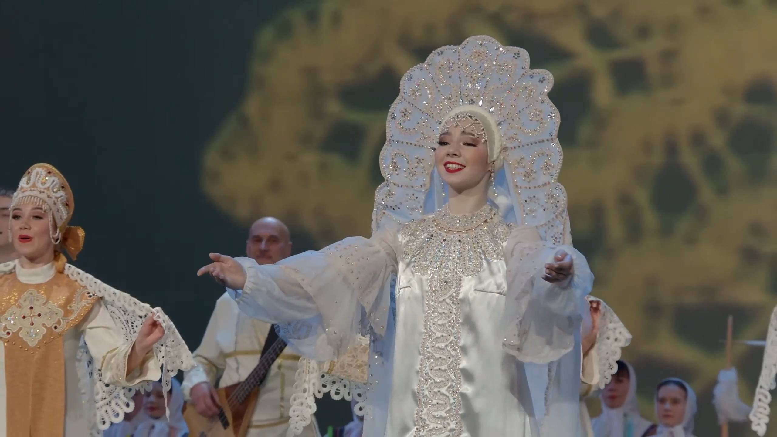 "Вологодские кружева", Ансамбль песни и танца "Русский Север". Vologda Lace, Russian North Ensemble.