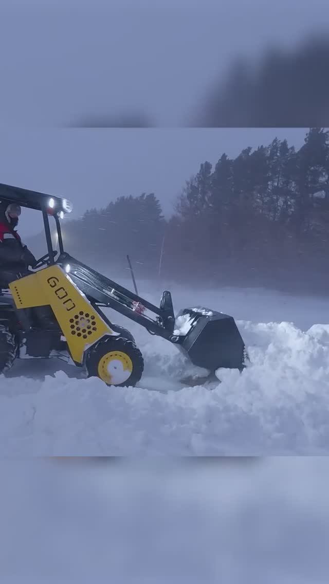 330K₽/мес на уборке снега с MAKER 600!